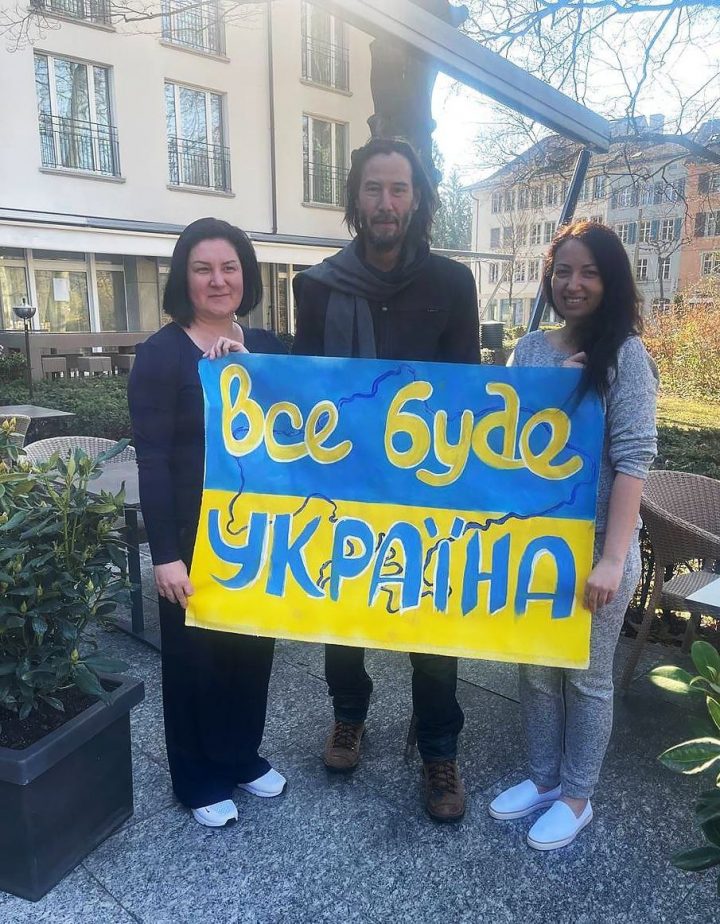 Як Кіану Рівз підтримав Україну Як Кіану Рівз підтримав Україну